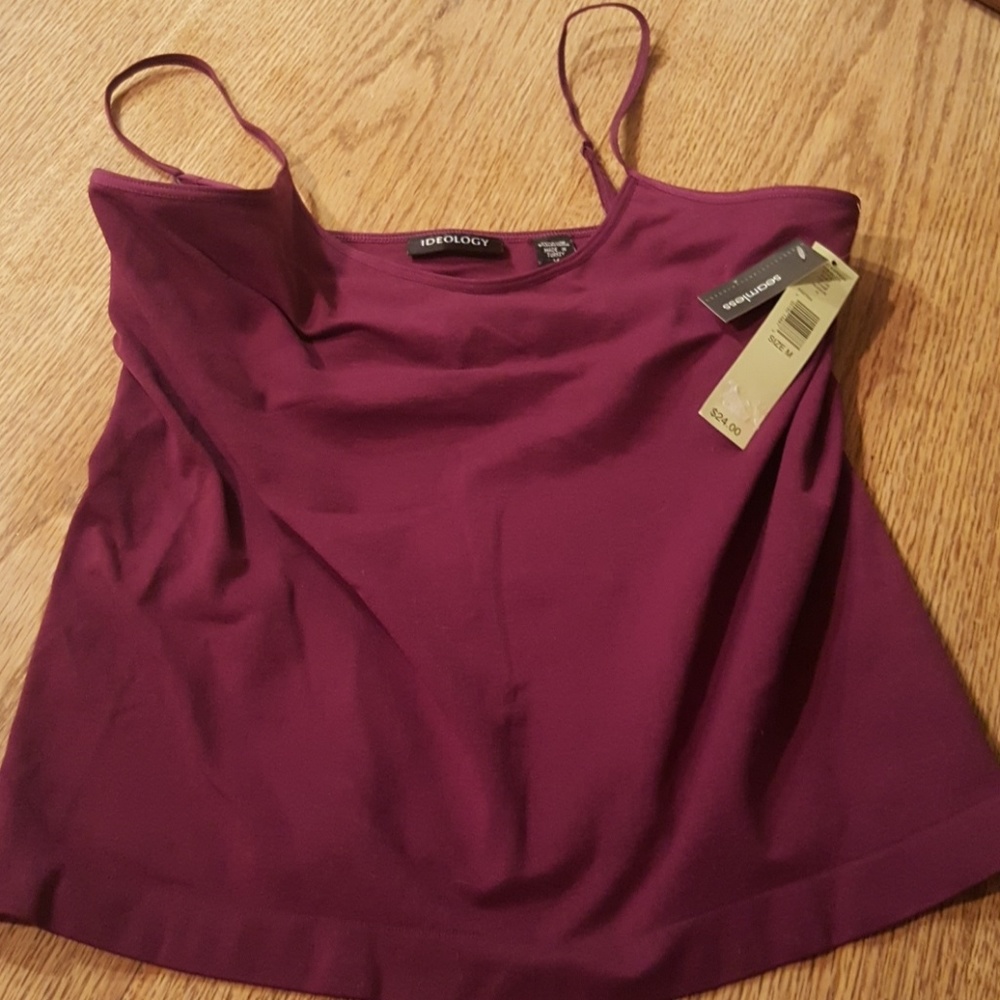 Seamless Tank Burgendy